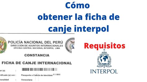 Cómo solicitar la Ficha de Canje Internacional